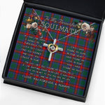 To My Beautiful Soulmate Necklace In Your Eyes I Have Found My Home Clan Jardine Dress Tartan Cross Dancing Necklace