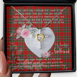 Gift For My Beautiful Girlfriend Necklace Valentine Necklace Clan Drummond Of Perth Tartan Cross Dancing Necklace Scottish Tartan Jewelry