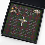 To My Beautiful Soulmate Necklace In Your Eyes I Have Found My Home Clan Cairns Hunting Tartan Cross Dancing Necklace