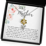 Sunflower Pendant Necklace - To Mom - Gentle Guidance