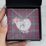 Rising Phoenix Necklace - Valentine Necklace Clan Lindsay Ancient Tartan Gift for Girlfriend, Gift for My Wife Rising Phoenix Necklace