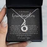 Rising Phoenix Necklace - Grandmother Necklace, To My Beautiful Grandmother Necklace, Mother's Day Gift For Grandma Grandmother, Thank You
