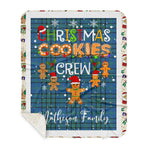 Personalized Gift Tartan Plaid Blanket Clan Matheson Hunting Ancient With Christmas Cookie Baking Crew Christmas Gift Sherpa Blanket, tartan sherpa blanket,buffalo plaid sherpa blanket,christmas sherpa blanket,Christmas Throw Blanket,green plaid sherpa blanket,green sherpa blanket
