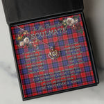 To My Beautiful Soulmate Necklace In Your Eyes I Have Found My Home Clan Haldane Tartan Crown Pendant Necklace