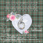 Rising Phoenix Necklace - Valentine Necklace Clan Craig Tartan Gift for Girlfriend, Gift for My Wife Rising Phoenix Necklace
