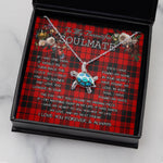Sea Turtle Necklace To My Beautiful Soulmate Necklace In Your Eyes I Have Found My Home Clan Ettrick Tartan Blue Turtle Necklace