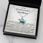 Opal Turtle Necklace - Mom Necklace, Mother-In-Law Necklace, To My Boyfriend's Mom Gift Necklace, Gift For Boyfriend's Mom Birthday Necklace