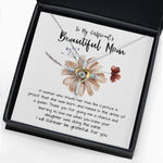 Cross Dancing Necklace - Mom Necklace Gift, To My Girlfriend's Mom Neckalce, Gift For Girlfriend's Mom, Mother Of The Bride