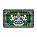 Doormat - Welcome Mat Scottish Cochrane Ancient Clan Badge Tartan Door Mat, Plaid Doormat