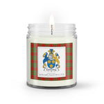 Soy Wax Candle - Buffalo Plaid Candle Cumming Modern Family Crest Tartan Plaid Soy Wax Candle, oil candle, candle handmade, wax candle, soy wax, nature wax, natural soy wax, natural soy candles, natural candle