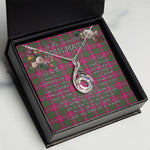To My Beautiful Soulmate Necklace In Your Eyes I Have Found My Home Clan Crawford Modern Tartan Rising Phoenix Necklace