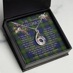 To My Beautiful Soulmate Necklace In Your Eyes I Have Found My Home Clan Gunn Tartan Rising Phoenix Necklace