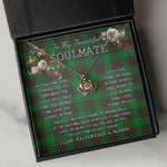 To My Beautiful Soulmate Necklace In Your Eyes I Have Found My Home Clan Primrose Tartan Crown Pendant Necklace