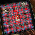 To My Beautiful Soulmate Necklace In Your Eyes I Have Found My Home Clan Straiton Tartan Wishbone Dancing Necklace