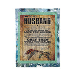 Scotstee Shop - Fleece Blanket - Customized Gift, Gift To My Husband Lovely Husband Letter Fleece Blanket
