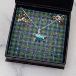 Sea Turtle Necklace To My Beautiful Soulmate Necklace In Your Eyes I Have Found My Home Clan MacNeill Of Barra Ancient Tartan Blue Turtle Necklace