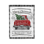 Tartan Blanket Vintage Red Truck with Christmas Tree Family Scottish Clan Troup plaid blanket, red plaid blanket, buffalo plaid blanket, green plaid blanket, plaid fleece blanket, blue plaid blanket, red tartan blanket, tartan plaid blanket, black and white plaid blanket, , christmas plaid blanket, orange plaid blanket, tartan plaid throw blanket, pink plaid blanket, brown plaid blanket, buffalo check blanket