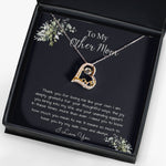 To My Bonus Mom Necklace, Gift To My Other Mother Necklace, Gift For Bonus Mom Second Mom Forever Love Necklace