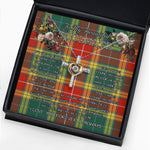 To My Beautiful Soulmate Necklace In Your Eyes I Have Found My Home Clan Buchanan Old Sett Tartan Cross Dancing Necklace
