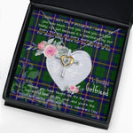 Gift For My Beautiful Girlfriend Necklace Valentine Necklace Clan Carmichael Modern Tartan Cross Dancing Necklace Scottish Tartan Jewelry
