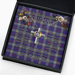 To My Beautiful Soulmate Necklace In Your Eyes I Have Found My Home Clan Kinnaird Tartan Cross Dancing Necklace