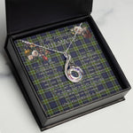 To My Beautiful Soulmate Necklace In Your Eyes I Have Found My Home Clan Colquhoun Modern Tartan Rising Phoenix Necklace
