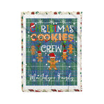 Personalized Gift Tartan Plaid Blanket Clan MacIntyre Hunting Ancient With Christmas Cookie Baking Crew Christmas Gift Blanket, Plaid Blanket, Christmas Fleece Blanket, Christmas Blanket, Tartan Blanket, Scottish Blanket, Scotland Blanket, Family Name Blanket, Custom Blanket, Personalized Blanket