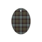 Stewart Old Weathered Tartan Oval Ornaments, Christmas Tree Ornament, Plaid Christmas Ornaments, Ceramic Oval Christmas Tree Decoration, Tartan Oval Ornaments, Christmas Tree Ornament, Plaid Christmas Ornaments, Ceramic Oval Christmas Tree Decoration