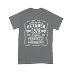 Vintage Born In October 1970 50th birthday 50 years old gift Birthday Shirt For 50th Birthday Shirt - Scotstee Shop