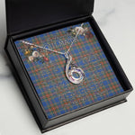 To My Beautiful Soulmate Necklace In Your Eyes I Have Found My Home Clan MacBeth Ancient Tartan Rising Phoenix Necklace