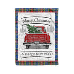 Tartan Blanket Vintage Red Truck with Christmas Tree Family Scottish Clan MacBeth Modern plaid blanket, red plaid blanket, buffalo plaid blanket, green plaid blanket, plaid fleece blanket, blue plaid blanket, red tartan blanket, tartan plaid blanket, black and white plaid blanket, , christmas plaid blanket, orange plaid blanket, tartan plaid throw blanket, pink plaid blanket, brown plaid blanket, buffalo check blanket