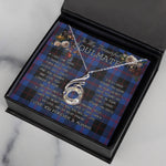 To My Beautiful Soulmate Necklace In Your Eyes I Have Found My Home Clan Angus Modern Tartan Rising Phoenix Necklace