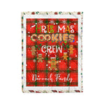 Personalized Gift Tartan Plaid Blanket Clan Darroch With Christmas Cookie Baking Crew Christmas Gift Blanket, Plaid Blanket, Christmas Fleece Blanket, Christmas Blanket, Tartan Blanket, Scottish Blanket, Scotland Blanket, Family Name Blanket, Custom Blanket, Personalized Blanket
