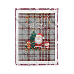 Personalized Gift Tartan Plaid Blanket Clan Clayton With Funny Santa Snowman Reindeer Merry Christmas Fleece Blanket, Home Living Room, Plaid Blanket, Tartan Blanket, Scottish Blanket, Buffalo fleece blanket, Christmas Blanket