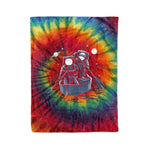 Scotstee Shop - Scotstee Shop Blanket Across The Galaxy Hippie Rainbow Fleece Blanket