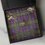 To My Beautiful Soulmate Necklace In Your Eyes I Have Found My Home Clan Donaldson Tartan Crown Pendant Necklace