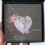 Gift For My Beautiful Girlfriend Necklace Valentine Necklace Clan MacIntyre Ancient Tartan Cross Dancing Necklace Scottish Tartan Jewelry