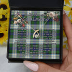 To My Beautiful Soulmate Necklace In Your Eyes I Have Found My Home Clan Blackwatch Dress Modern Tartan Wishbone Dancing Necklace