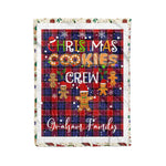 Personalized Gift Tartan Plaid Blanket Clan Graham of Menteith Red With Christmas Cookie Baking Crew Christmas Gift Blanket, Plaid Blanket, Christmas Fleece Blanket, Christmas Blanket, Tartan Blanket, Scottish Blanket, Scotland Blanket, Family Name Blanket, Custom Blanket, Personalized Blanket