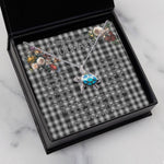 Sea Turtle Necklace To My Beautiful Soulmate Necklace In Your Eyes I Have Found My Home Clan MacPhee Black Tartan Blue Turtle Necklace