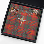To My Beautiful Soulmate Necklace In Your Eyes I Have Found My Home Clan MacNab Ancient Tartan Cross Dancing Necklace