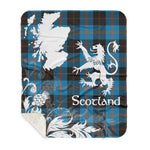 Sherpa Blanket - Tartan Blanket Thistle and Lion Scottish Clan Angus Ancient Plaid Blanket, plaid sherpa blanket queen,purple sherpa blanket,queen sherpa blanket,queen size sherpa blanket,red sherpa blanket,scottish tartan blankets,sherpa blanket,sherpa christmas blanket