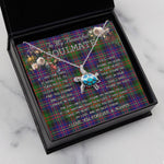 Sea Turtle Necklace To My Beautiful Soulmate Necklace In Your Eyes I Have Found My Home Clan Cameron Of Erracht Modern Tartan Blue Turtle Necklace