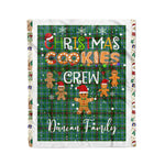 Products Personalized Gift Tartan Plaid Blanket Clan Duncan of Sketraw With Christmas Cookie Baking Crew Christmas Gift Blanket, Plaid Blanket, Christmas Fleece Blanket, Christmas Blanket, Tartan Blanket, Scottish Blanket, Scotland Blanket, Family Name Blanket, Custom Blanket, Personalized Blanket