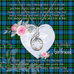 Rising Phoenix Necklace - Valentine Necklace Clan Fletcher Ancient Tartan Gift for Girlfriend, Gift for My Wife Rising Phoenix Necklace