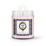 Soy Wax Candle - Buffalo Plaid Candle Clan Crest Badge Carnegie Ancient Tartan Plaid Soy Wax Candle, oil candle, candle handmade, wax candle, soy wax, nature wax, natural soy wax, natural soy candles, natural candle