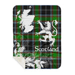 Sherpa Blanket - Tartan Blanket Thistle and Lion Scottish Clan Webster Plaid Blanket, plaid sherpa blanket queen,purple sherpa blanket,queen sherpa blanket,queen size sherpa blanket,red sherpa blanket,scottish tartan blankets,sherpa blanket,sherpa christmas blanket