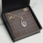 To My Beautiful Soulmate Necklace In Your Eyes I Have Found My Home Clan Nicolson Hunting Weathered Tartan Rising Phoenix Necklace