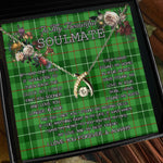To My Beautiful Soulmate Necklace In Your Eyes I Have Found My Home Clan Galloway District Tartan Wishbone Dancing Necklace
