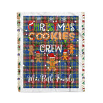 Personalized Gift Tartan Plaid Blanket Clan MacBeth Modern With Christmas Cookie Baking Crew Christmas Gift Blanket, Plaid Blanket, Christmas Fleece Blanket, Christmas Blanket, Tartan Blanket, Scottish Blanket, Scotland Blanket, Family Name Blanket, Custom Blanket, Personalized Blanket